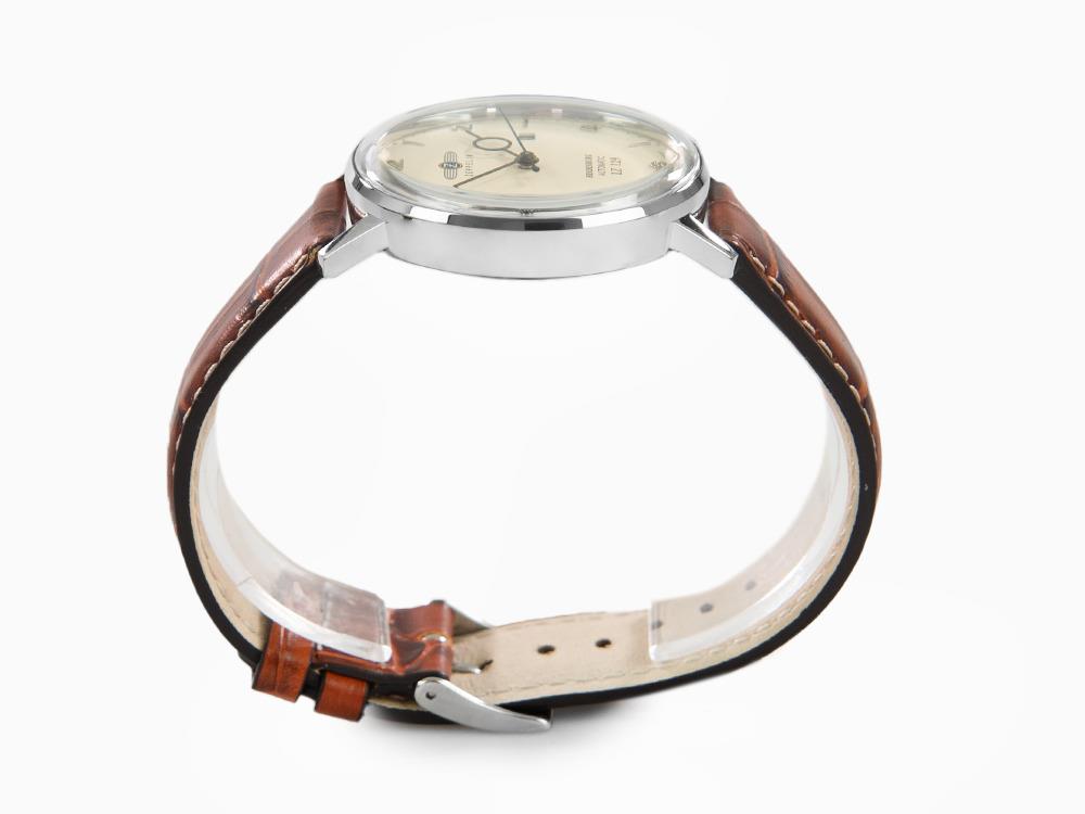 Zeppelin LZ 129 Hindenburg Automatic Watch, Beige, 40 mm, Day, Leather, 8062-5 Zeppelin LZ 129 Hindenburg Automatic Watch, Beige, 40 mm, Day, Leather, 8062-5