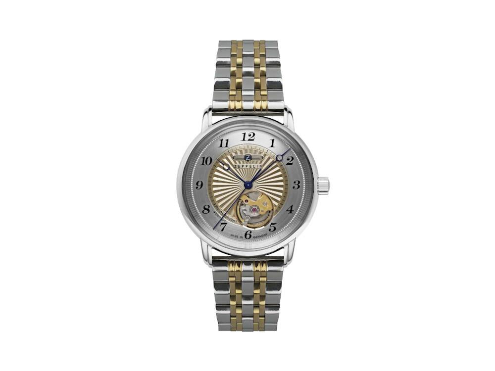 Zeppelin Friedrichshafen Ladies Automatic Watch, golden, 36 mm, 8567M-5
