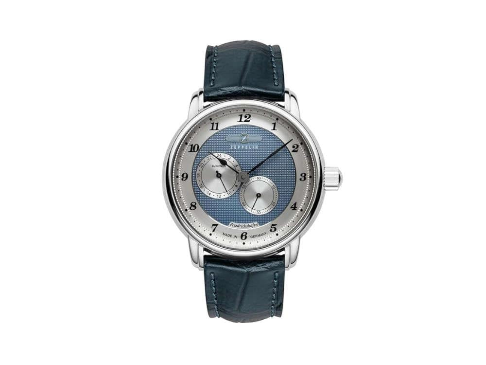 Zeppelin Friedrichshafen 24-Hour Automatic Watch, Blue, 40 mm, 8568-3