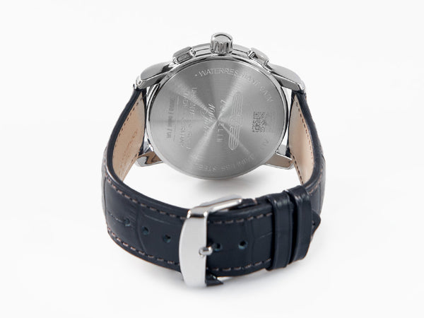 Zeppelin 100 Years Zeppelin Ed. 1 Quartz Watch, Blue, 42 mm, Day