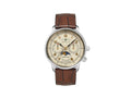 Zeppelin Méditerranée Quartz Watch, Beige, 36 mm, Day and date, 9637-5