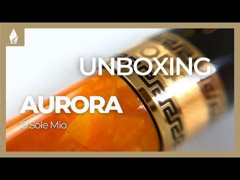 Aurora Optima O' Sole Mio Fountain Pen, Auroloide, Gold, 997-NAO