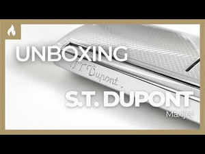 S.T. Dupont Maxijet Lighter, Lacquer, Chrome, 20157N