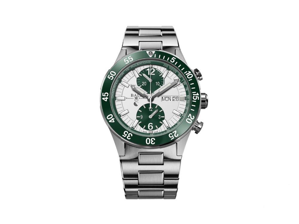 Ball Roadmaster Rescue Chronograph Automatic Watch, White, LE, DC3030C-S2-WH