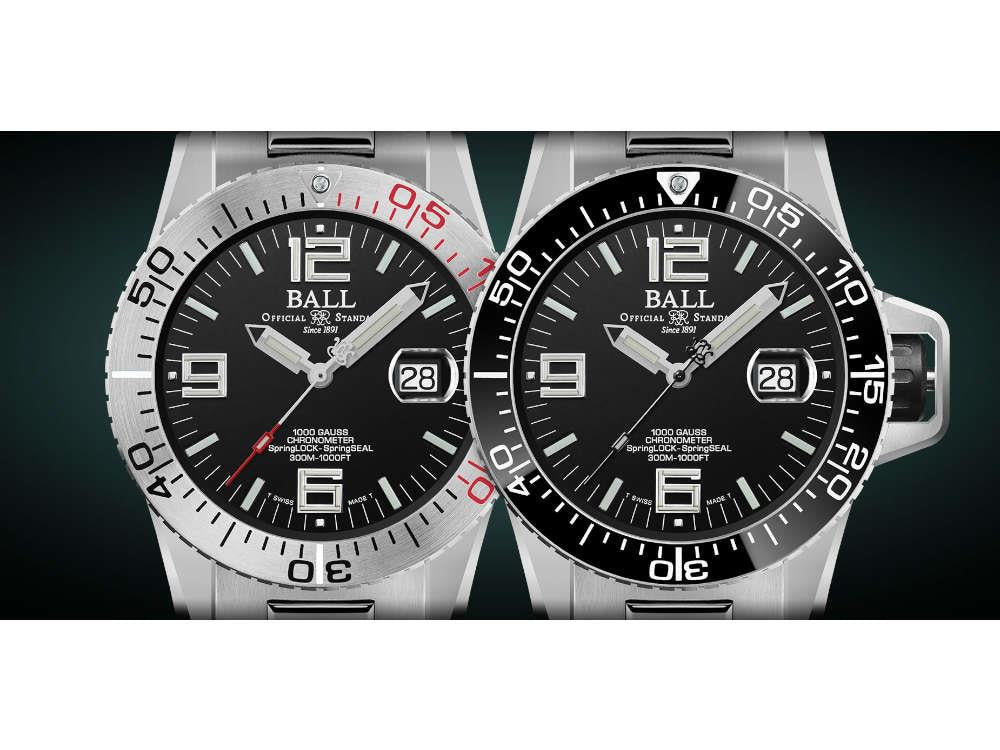 Ball Engineer Hydrocarbon EOD Automatic Watch, Black, 42 mm, DM3200A-S2C-BK