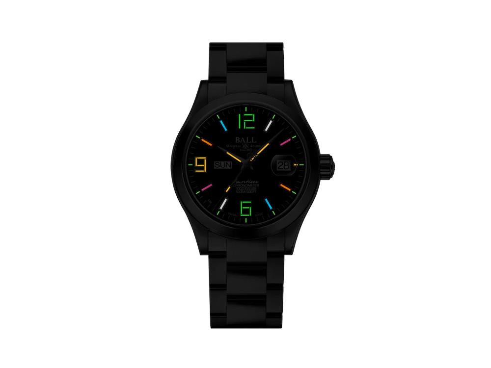 Ball Engineer III Pioneer II Automatic Watch, Black, 40 mm, LE, NM9036C-S3CJ-BKR