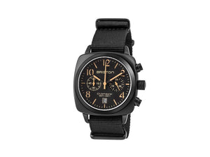 Briston Clubmaster Classic Quartz Watch, PVD, Black, 40 mm, 13140.PBAM.B.4.NB
