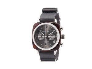 Briston Clubmaster Classic Quartz Watch, Grey, 40 mm, 15140.SA.T.11.NG