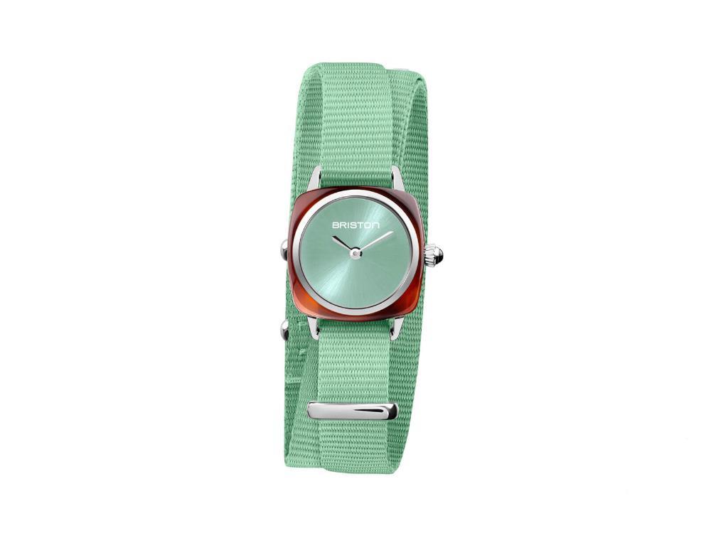 Briston Clubmaster Lady Quartz Watch, Acetate, Green, 24 mm, 21924.SA.T.29.NGW