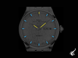 Ball Trainmaster Eternity Automatic Watch, Ball RR1102, Silver, NM2080-S1J-SL