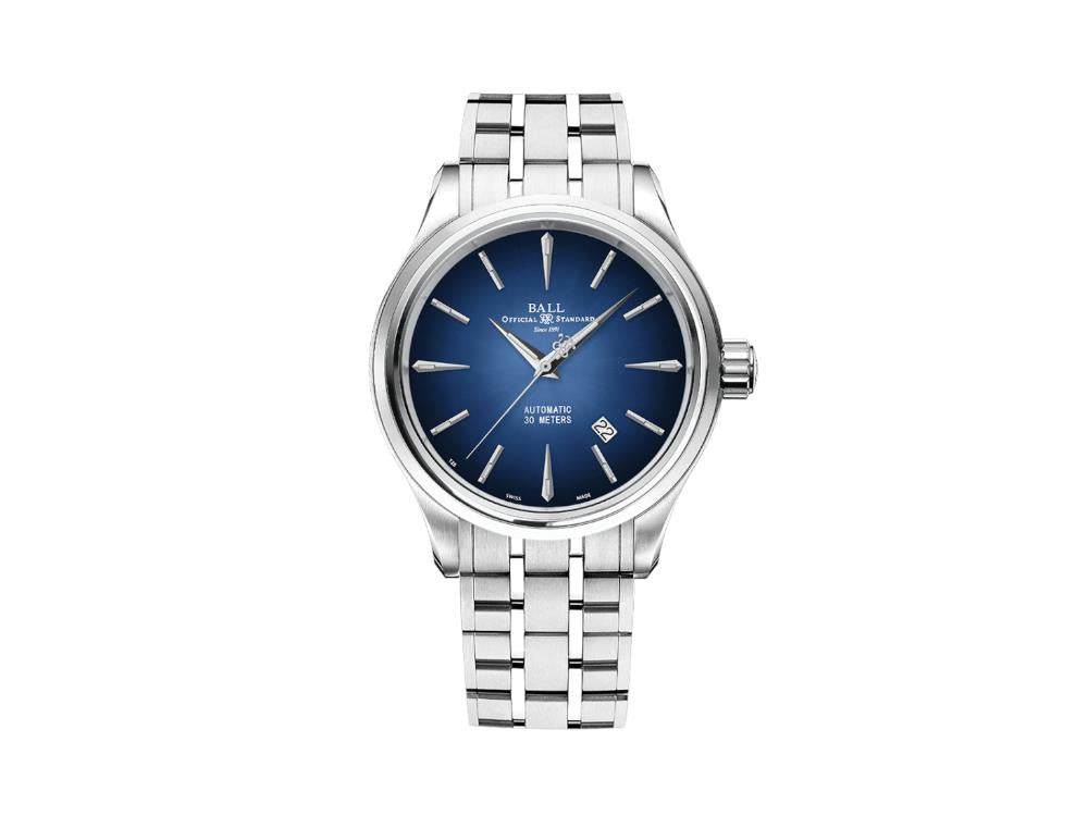 Ball Trainmaster Legend Automatic Watch, 40 mm, Blue, Bracelet, NM9080D-S1J-BE
