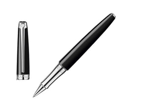 Caran d´Ache Léman Ebony Black Rollerball pen, Lacquer, Rhodium, Black, 4779.782