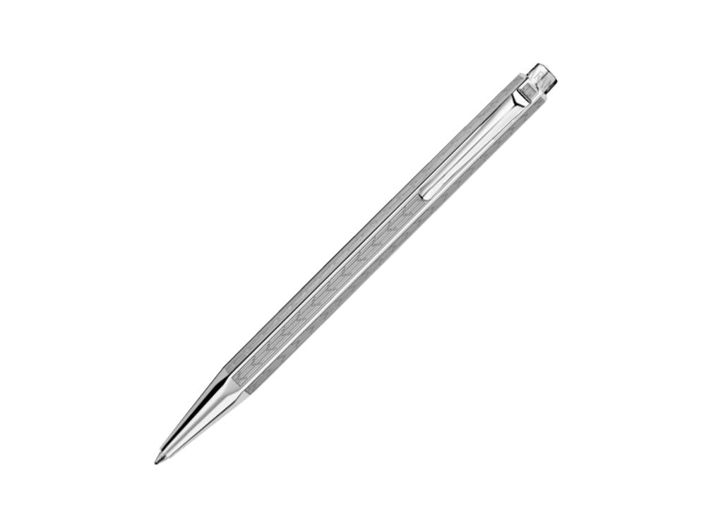 Caran d´Ache Ecridor Chevron Ballpoint pen, Palladium, Silver, 890.286