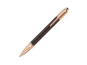 Caran d´Ache Varius Ebony Ballpoint pen, Brown, PVD Rose Gold, 4480.142