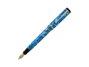 Conklin Duragraph Ice Blue Fountain Pen, Resin, Chrome, CK71352