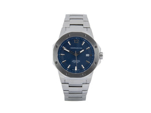 Cornavin Downtown 3-H Quartz Watch, 41 mm, Blue, Steel bracelet, CO2021-2026