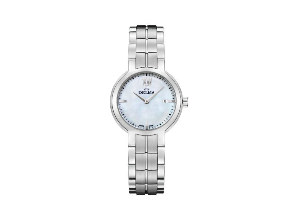 Delma Elegance Ladies Marbella Quartz Watch, White, 41701.603.1.516