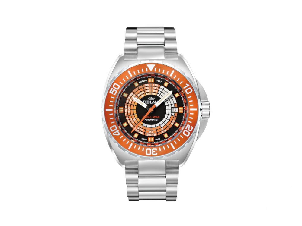 Delma Diver Shell Star Decompression Timer Automatic Watch, 41701.670.6.154