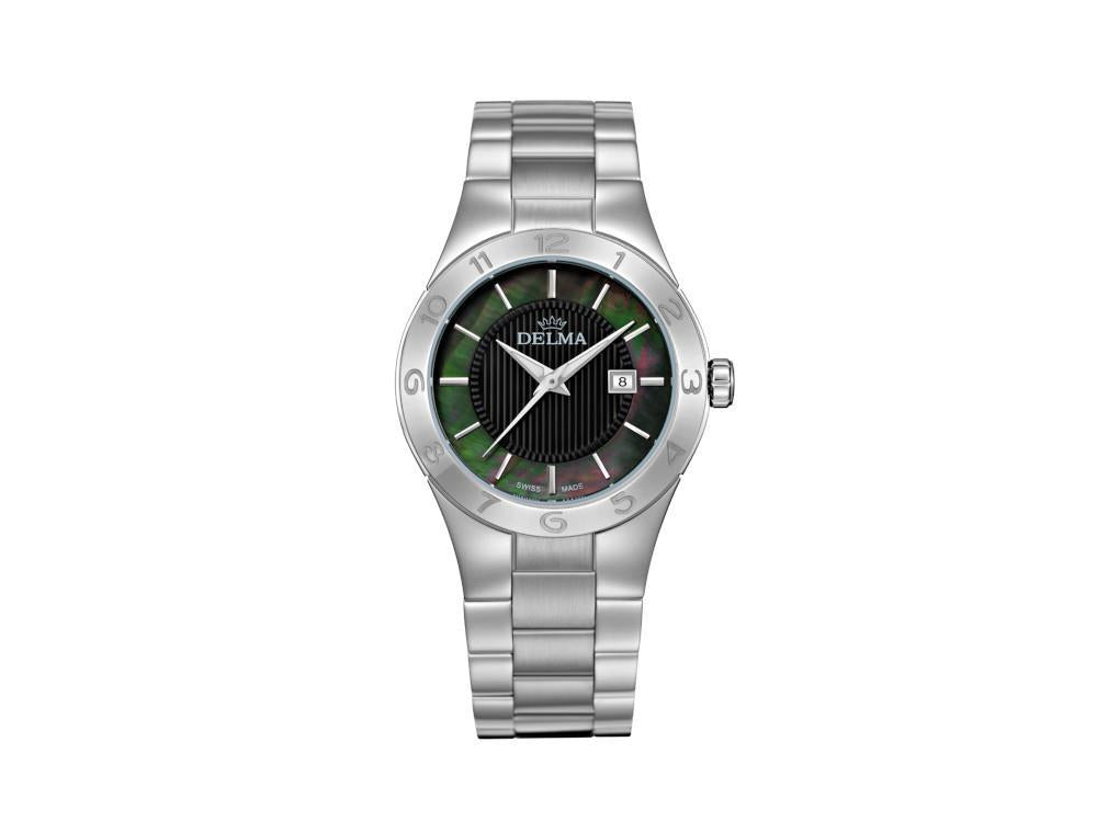 Delma Dress Rialto Ladies Quartz Watch Black 34mm 5 atm