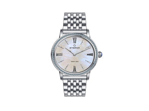 Eterna Eternity Lady Quartz watch, ETA 956.412, 32mm, Diamonds, Mother Of Pearl
