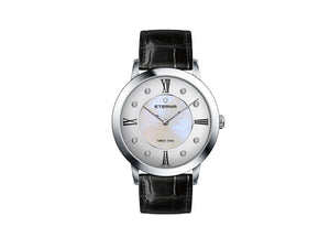 Eterna Eternity Lady Quartz watch, ETA 955.112, 40mm, Diamonds, Mother Of Pearl