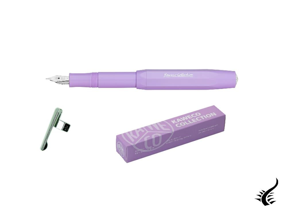 Kaweco AC Sport Fountain Pen, Lavender, KA 93PLUMA