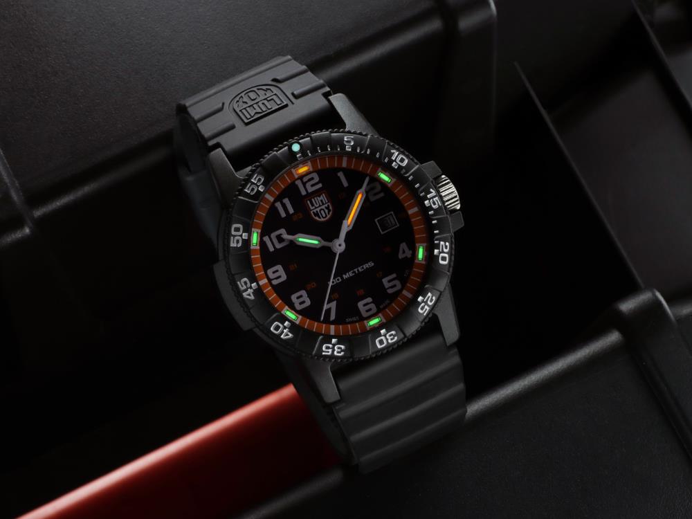 Luminox Sea Turtle Quartz Watch, Orange, CARBONOX™, 44 mm, 10 atm, XS.0329.1
