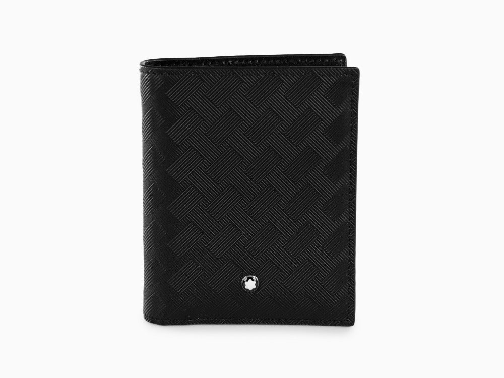 Montblanc Extreme 3.0 Compact Wallet, Black, Leather, Cotton, 6 Cards, -  Iguana Sell UK