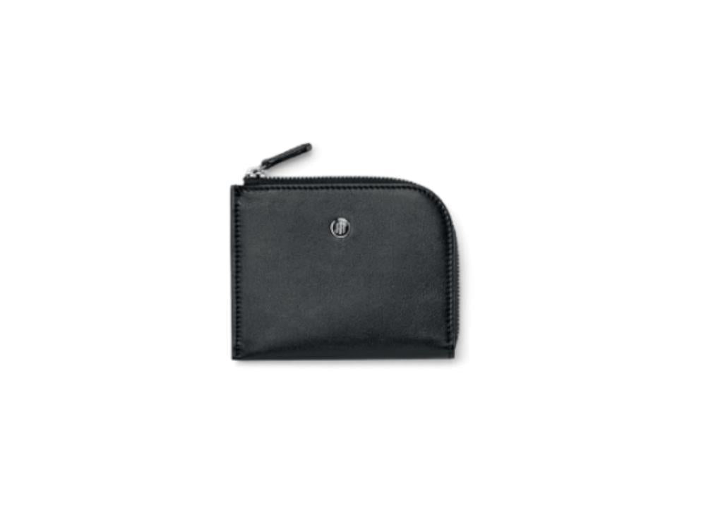 Montegrappa Signet Series Coin Purse, Black, Leather, IC00CN00