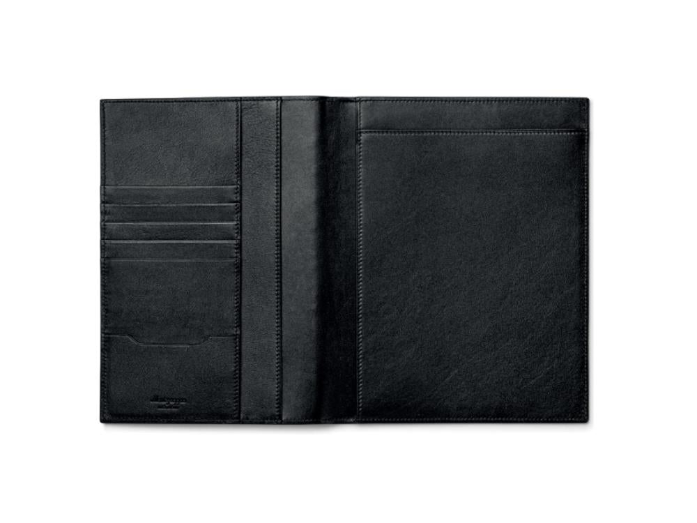 Montegrappa Signet Series Writing Folder, Leather, Black, IC00HN00