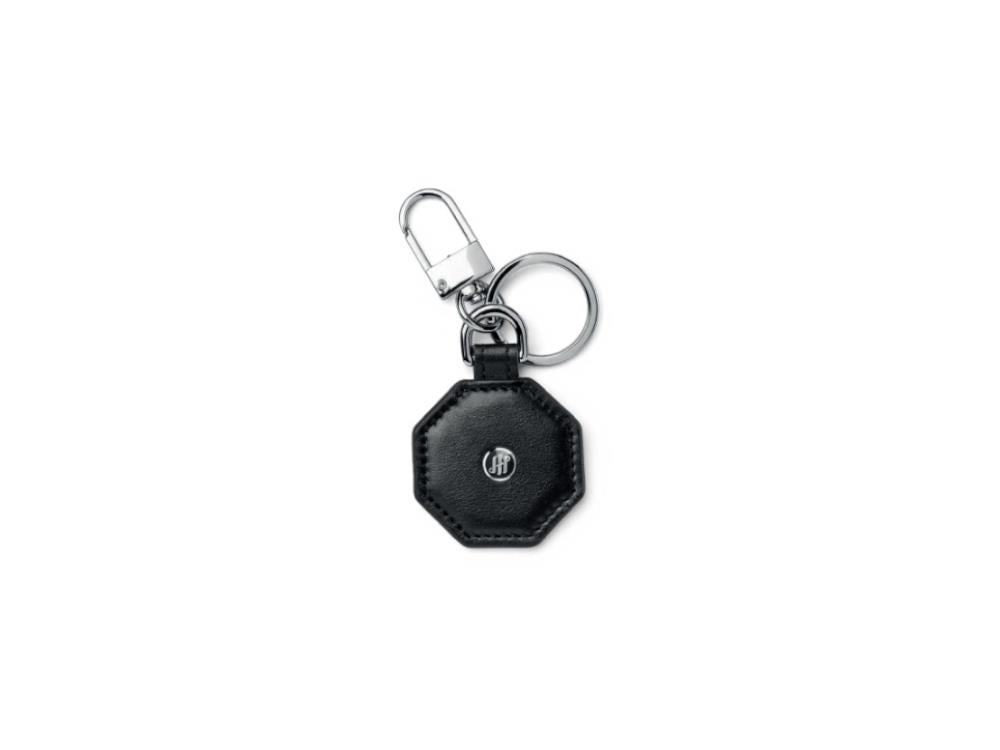 Montegrappa Signet Series Otto Key ring, Leather, Black, 1, IC00KH01