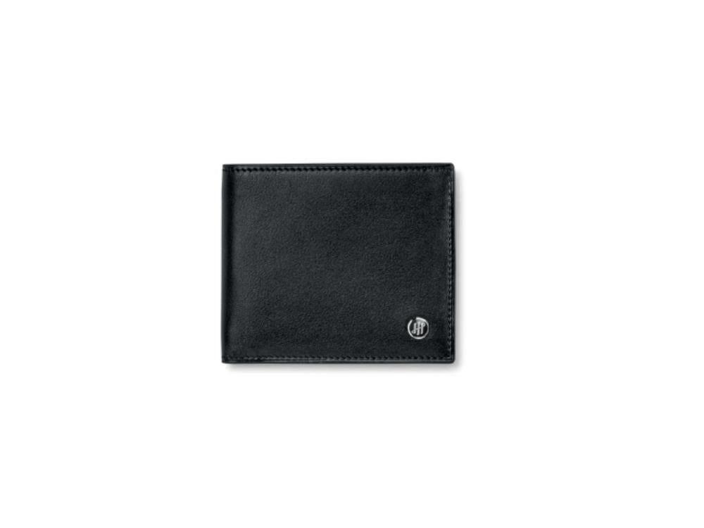 Montegrappa Signet Series Coin Case Wallet, Black, Leather, IC00WA04