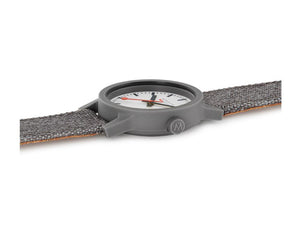 Mondaine Essence Grey Quartz Watch, Ecological, White, 32 mm, MS1.32110.LU