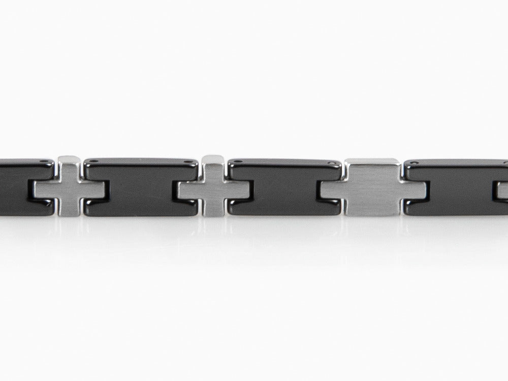 Maserati Gioielli Bracelet, Stainless steel, Black, JM221ATZ04