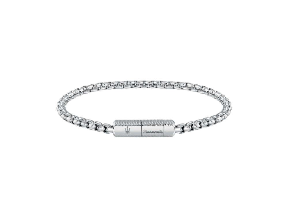 Maserati Gioielli Bracelet, Steel, Silver, JM223ATK22