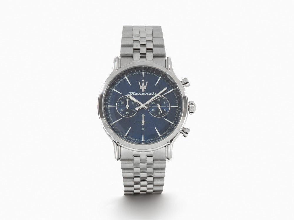 Maserati Epoca Quartz Watch, Blue, 42 mm, Mineral crystal, R8873618024