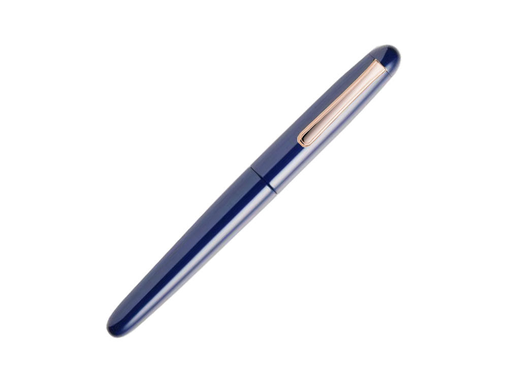 Nakaya Writer Fountain Pen Kikyo, Portable, Ebonite, Rose Gold
