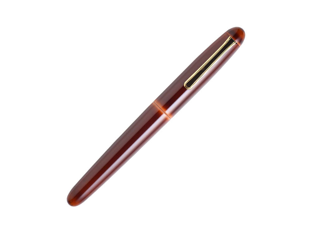 Nakaya Writer Fountain Pen Toki-Tamenuri, Portable, Ebonite, Gold plated