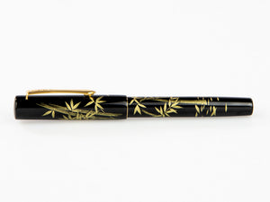 Namiki Yukari Chinkin Bamboo and Sparrow Fountain Pen, FNVC20M-TAS