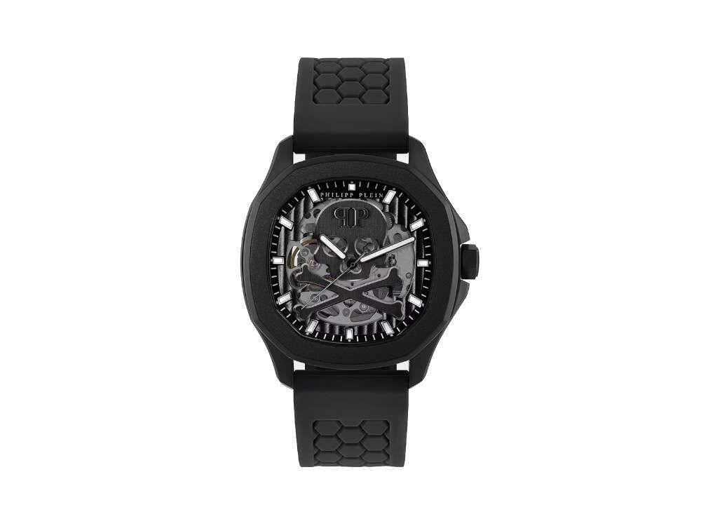 Philipp Plein 42 mm Automatic Watch Black Mineral crystal PWRAA0923 Iguana Sell UK
