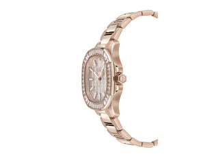Philipp Plein Lady Quartz Watch, PVD Rose Gold, Taupe, 38 mm, PWTAA0723