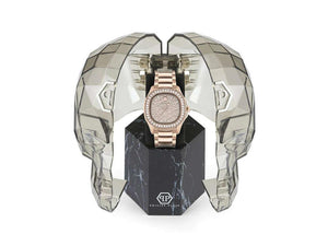 Philipp Plein Lady Quartz Watch, PVD Rose Gold, Taupe, 38 mm, PWTAA0723