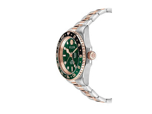 Philipp Plein GMT-I Challenger Quartz Watch, Green, 44 mm, PWYBA0623