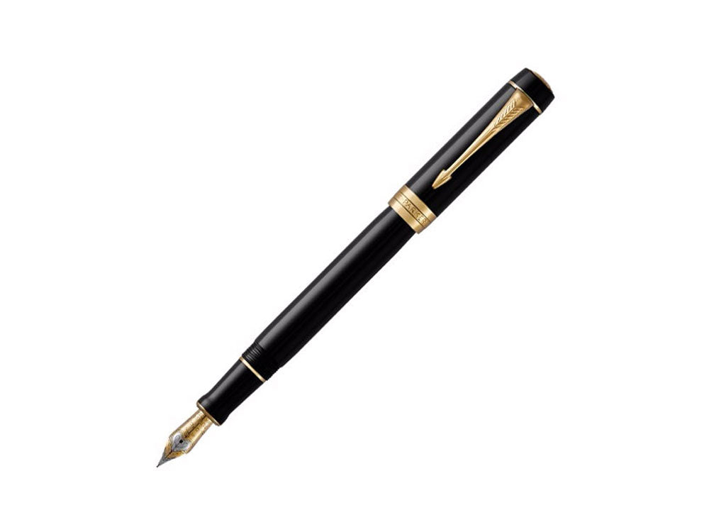 Parker Duofold Centennial Fountain Pen, Precious Resine, Gold Trim Parker Duofold Centennial Fountain Pen, Precious Resine, Gold Trim