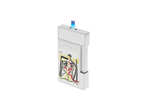 S.T. Dupont Slimmy Picasso Limited Edition Lighter, Brass, White, 028201