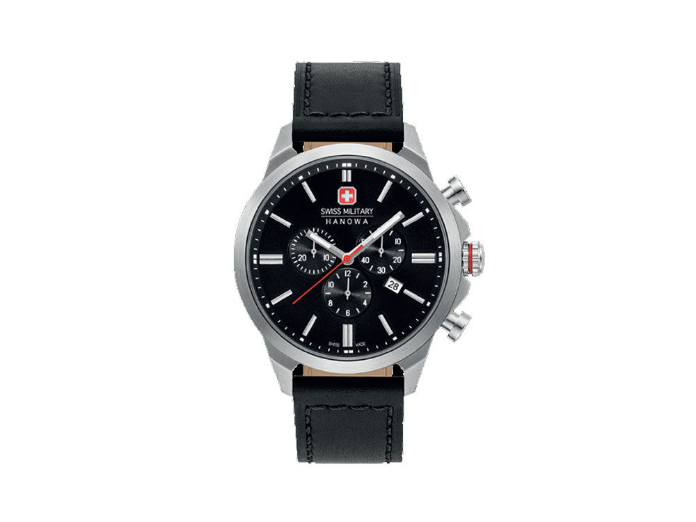 Swiss Military Hanowa Land Chrono Classic II Quartz Watch, Black, 6-4332.04.007