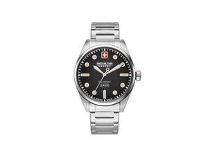 Swiss Military Hanowa Land Mountaineer Quartz Watch, Black, 6-5345.7.04.007