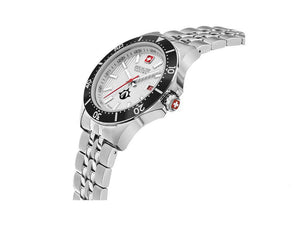 Swiss Military Hanowa Land Flagship X Quartz Watch, Silver, 42 mm, SMWGH2100601