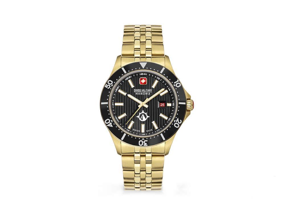 Swiss Military Hanowa Land Flagship X Quartz Watch, Black, 42 mm, SMWGH2100610