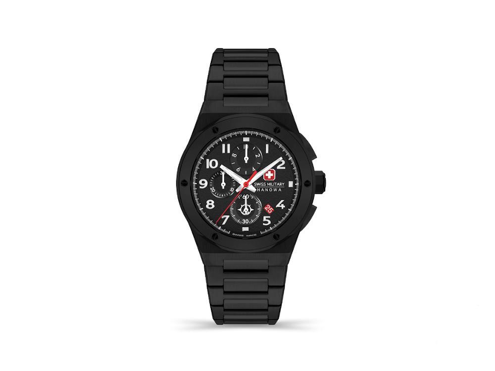 Swiss Military Hanowa Land Sonoran Chrono Quartz Watch, Black, SMWGI2102031
